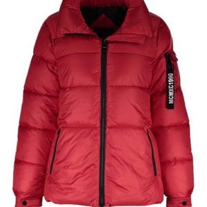 Red Steve Madden Puffer Coat